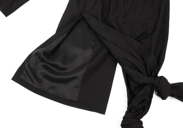 Yohji Yamamoto POUR HOMME 24SS Hard Twist Setup Black Size 1