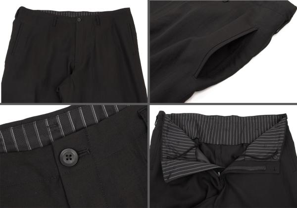 Yohji Yamamoto POUR HOMME 24SS Hard Twist Setup Black Size 1