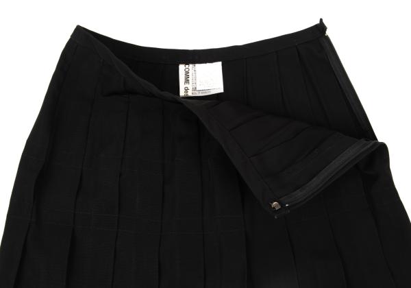COMME des GARCONS Acrylic Pleated Skirt Size M