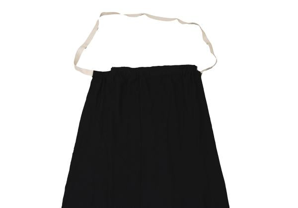 COMME des GARCONS Wool Blend Fold-Over Skirt Navy Size M