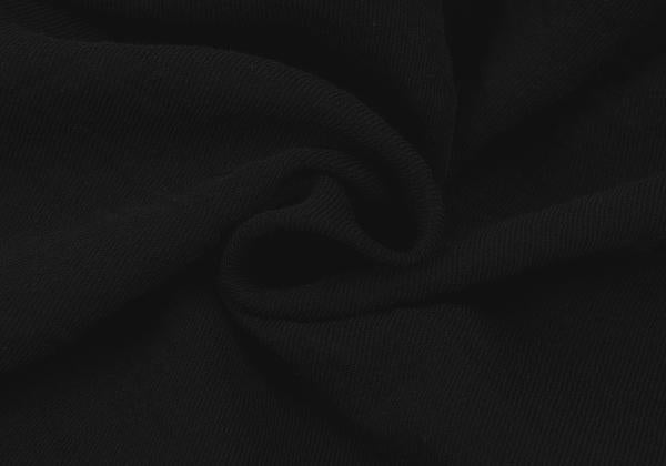 COMME des GARCONS Wool Blend Fold-Over Skirt Navy Size M
