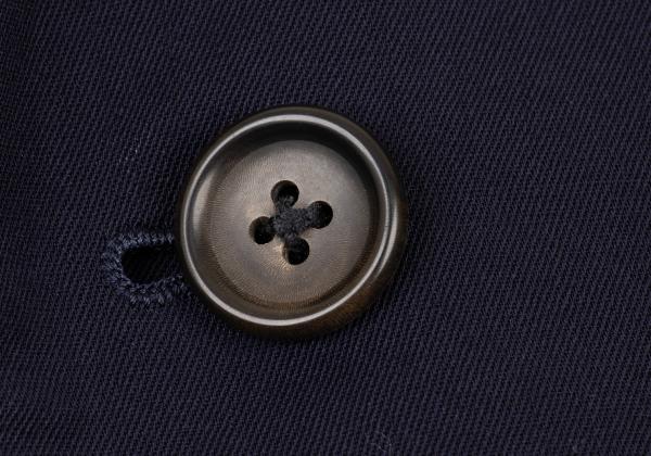 Yohji Yamamoto POUR HOMME Wool Gabardine Jacket Blue Size M