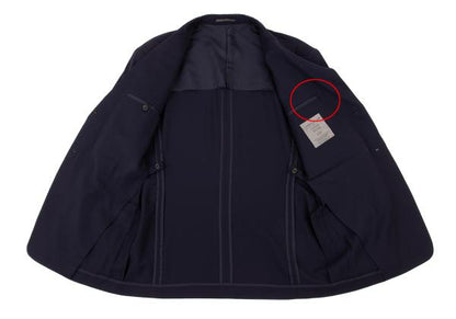 Yohji Yamamoto POUR HOMME Wool Gabardine Jacket Blue Size M