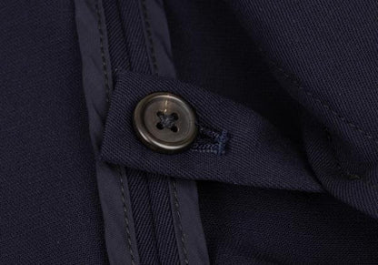 Yohji Yamamoto POUR HOMME Wool Gabardine Jacket Blue Size M