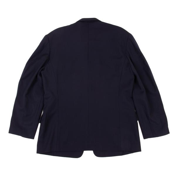 Yohji Yamamoto POUR HOMME Wool Gabardine Jacket Blue Size M