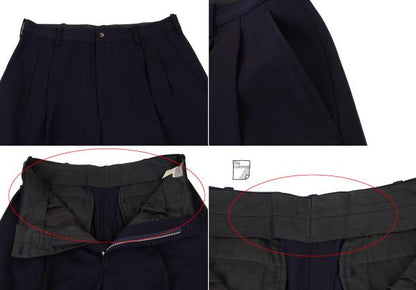 Yohji Yamamoto POUR HOMME Wool Gabardine Suit Blue Size M