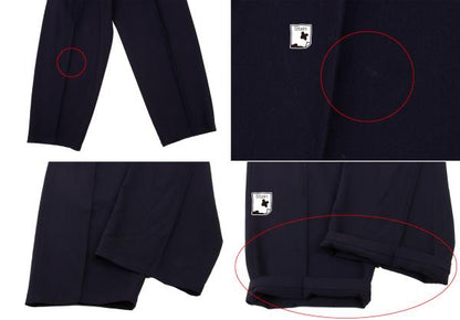 Yohji Yamamoto POUR HOMME Wool Gabardine Suit Blue Size M