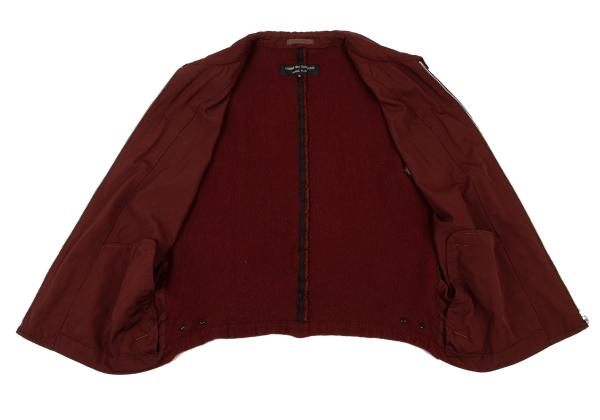 COMME des GARCONS HOMME PLUS Shrunken Back Jacket Red Size M