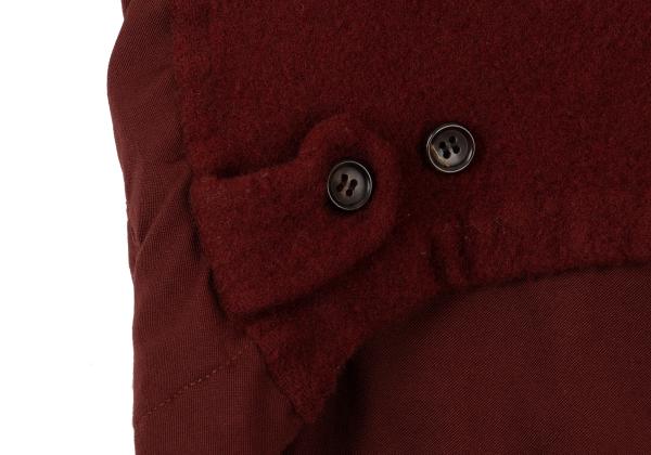 COMME des GARCONS HOMME PLUS Shrunken Back Jacket Red Size M