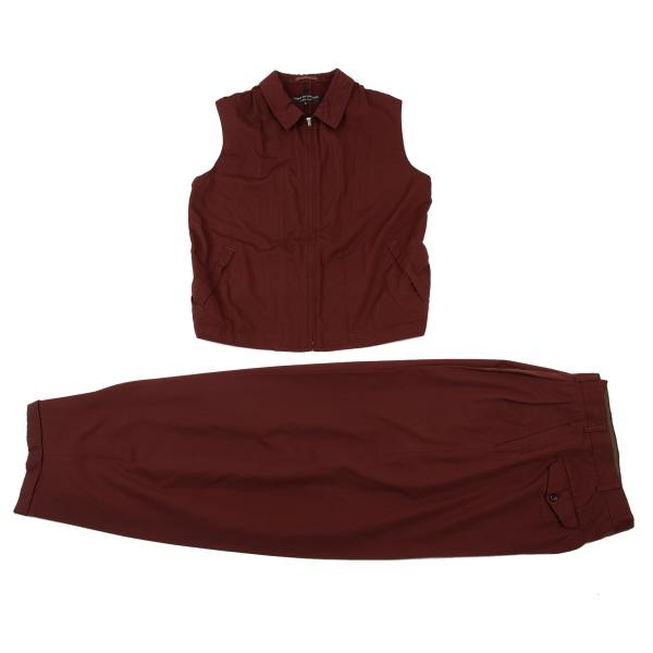 COMME des GARCONS HOMME PLUS Shrunken Back Jacket Red Size M