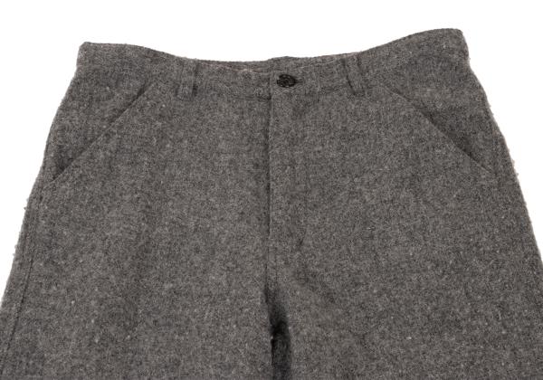 COMME des GARCONS SHIRT Wool Brushed Tapered Gray Size M
