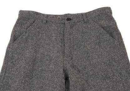 COMME des GARCONS SHIRT Wool Brushed Tapered Gray Size M