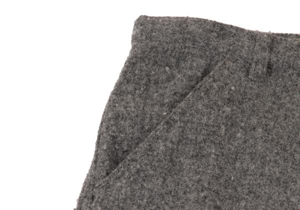 COMME des GARCONS SHIRT Wool Brushed Tapered Gray Size M