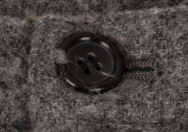COMME des GARCONS SHIRT Wool Brushed Tapered Gray Size M