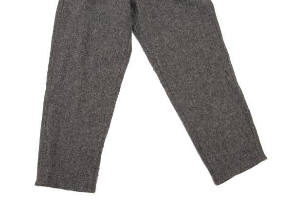 COMME des GARCONS SHIRT Wool Brushed Tapered Gray Size M