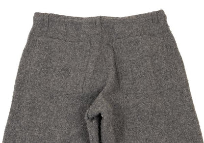 COMME des GARCONS SHIRT Wool Brushed Tapered Gray Size M