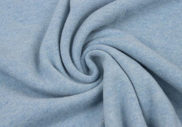 Papas Logo Patch Wool Knit Sweater Light Blue Size 50L