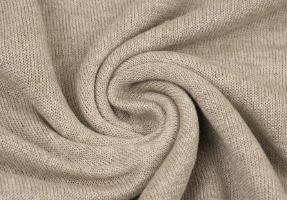 Papas Linen V-Neck Summer Knit Sweater Beige Size 50L