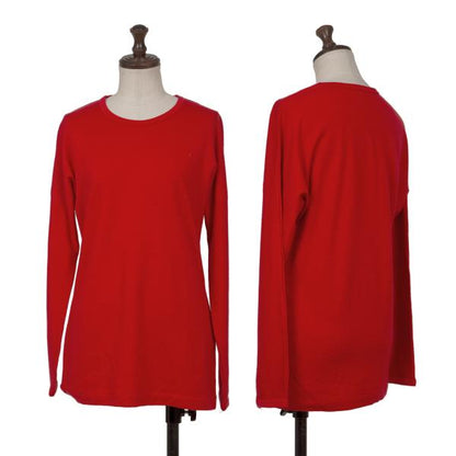 COMME des GARCONS Wool Drop Shoulder Knit Red Size M