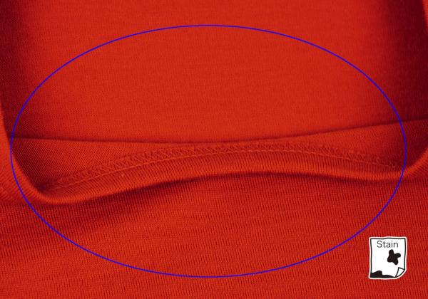 COMME des GARCONS Wool Drop Shoulder Knit Red Size M