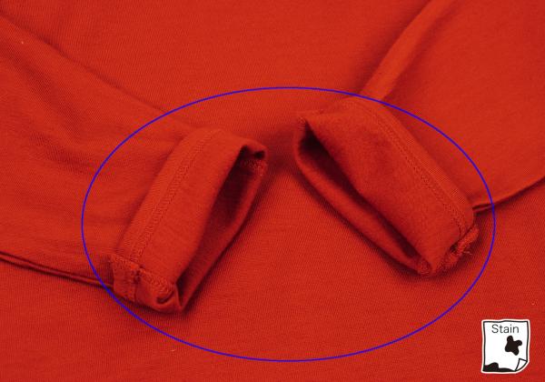 COMME des GARCONS Wool Drop Shoulder Knit Red Size M