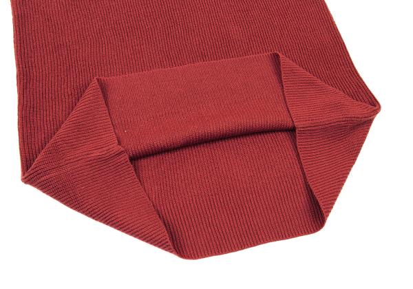 COMME des GARCONS Acrylic Rib Knit V-Neck Vest Red Size M