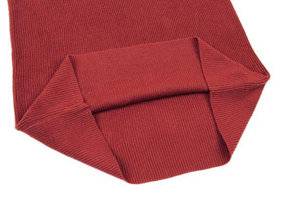 COMME des GARCONS Acrylic Rib Knit V-Neck Vest Red Size M