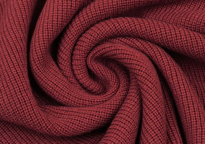 COMME des GARCONS Acrylic Rib Knit V-Neck Vest Red Size M