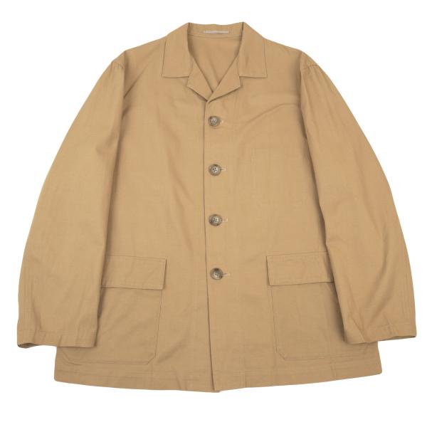Y's for men Cotton Chino 4-Button Jacket Brown Size 3