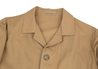 Y's for men Cotton Chino 4-Button Jacket Brown Size 3