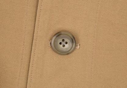 Y's for men Cotton Chino 4-Button Jacket Brown Size 3