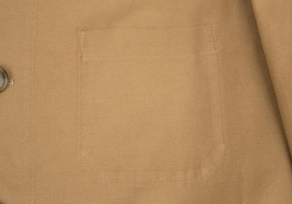 Y's for men Cotton Chino 4-Button Jacket Brown Size 3