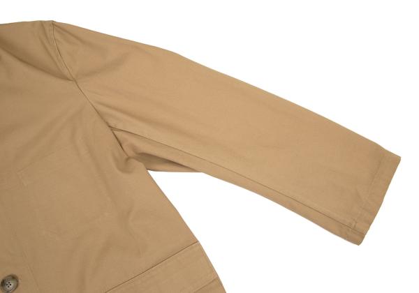 Y's for men Cotton Chino 4-Button Jacket Brown Size 3