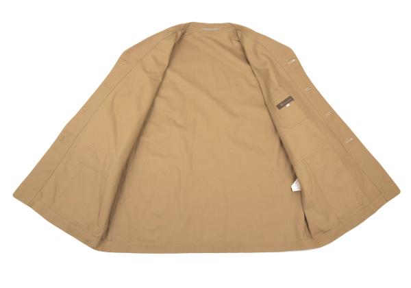 Y's for men Cotton Chino 4-Button Jacket Brown Size 3