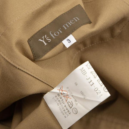 Y's for men Cotton Chino 4-Button Jacket Brown Size 3