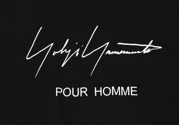 Yohji Yamamoto POUR HOMME 21SS Back Logo Shirt Black Size 3