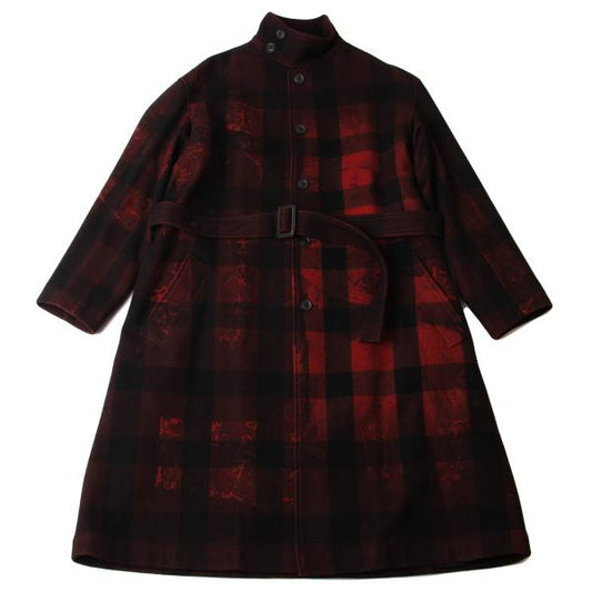 Yohji Yamamoto POUR HOMME 20AW Suzume Coat Black/Red Size 1