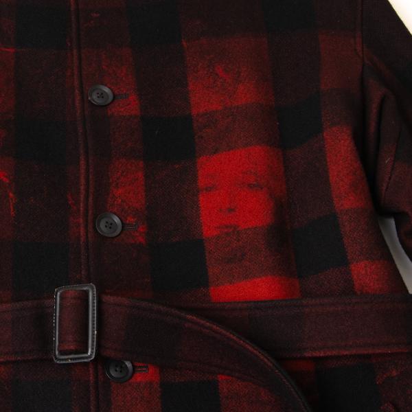 Yohji Yamamoto POUR HOMME 20AW Suzume Coat Black/Red Size 1