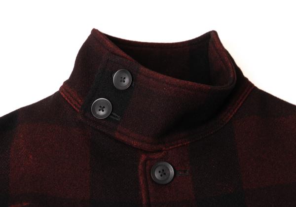 Yohji Yamamoto POUR HOMME 20AW Suzume Coat Black/Red Size 1