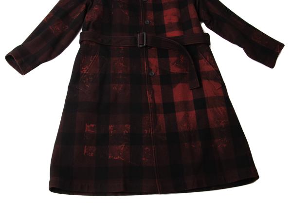 Yohji Yamamoto POUR HOMME 20AW Suzume Coat Black/Red Size 1