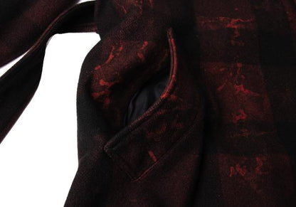 Yohji Yamamoto POUR HOMME 20AW Suzume Coat Black/Red Size 1