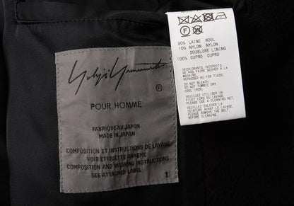 Yohji Yamamoto POUR HOMME 20AW Suzume Coat Black/Red Size 1
