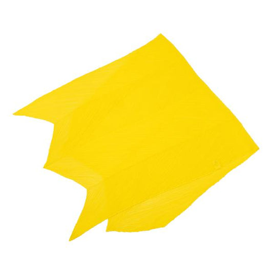 PLEATS PLEASE Sheer Pleated Scarf Yellow