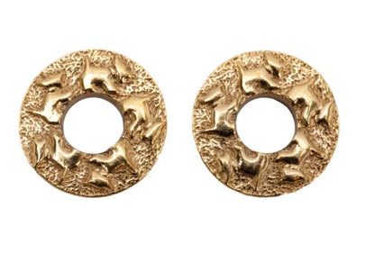 AGATHA Gold Dog Charm Ring