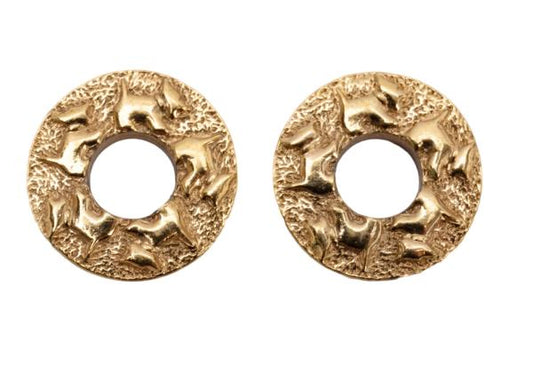AGATHA Gold Dog Charm Ring