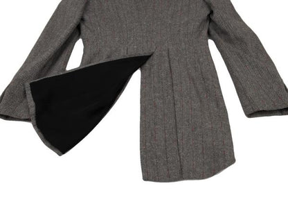 COMME des GARCONS Striped Herringbone Jacket Gray Size S