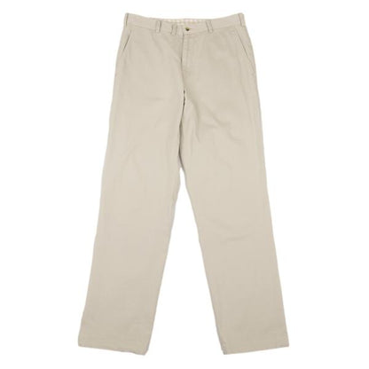 Papas Stretch Cotton Tapered Pants Light Beige Size 46S