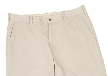 Papas Stretch Cotton Tapered Pants Light Beige Size 46S