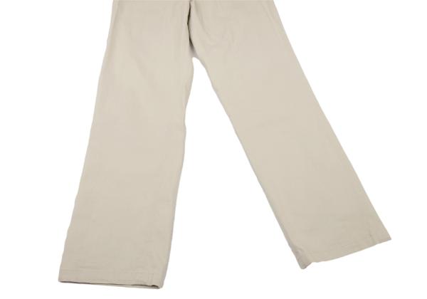 Papas Stretch Cotton Tapered Pants Light Beige Size 46S