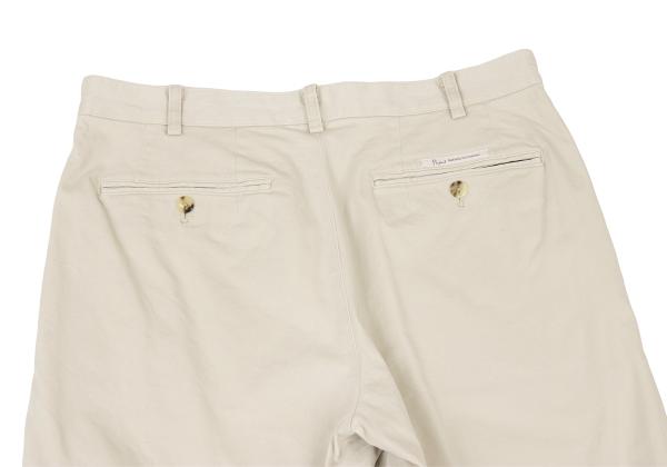 Papas Stretch Cotton Tapered Pants Light Beige Size 46S